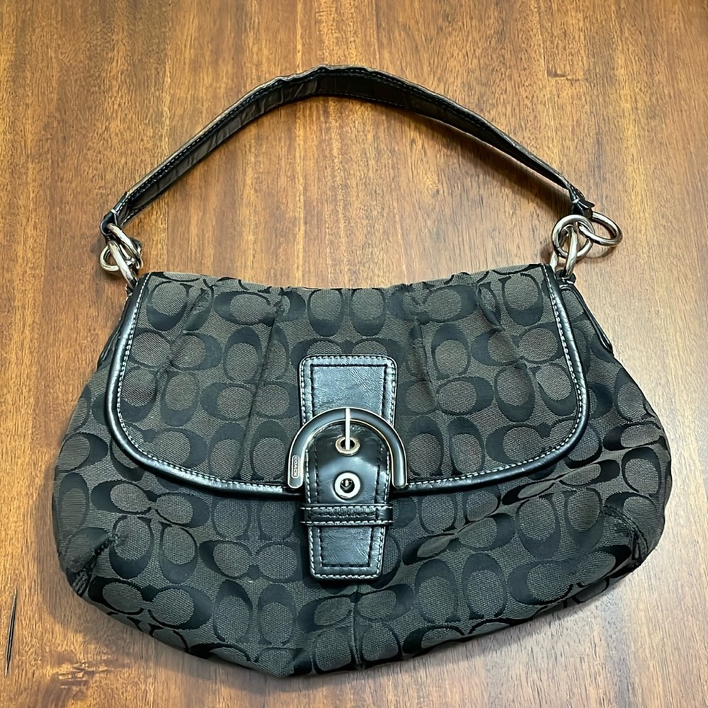 vintage coach signature soho purse